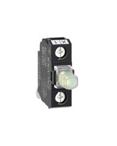 ZALVB1, Hilfsschalterblock f. Aufbaugehäuse, weiß, Integral LED, 24 V