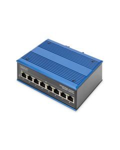NNETSWINDGBE8UMR.01, Industrial 8-Port Gigabit Ethernet Switch, DIN rail, unmanaged