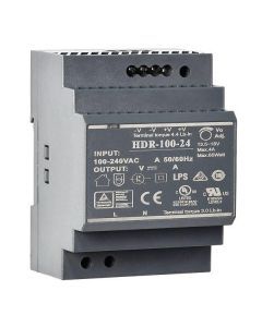 HDR10024, Hutschienen-Netzteil 92W 24V / 3,8A Schaltnetzgerät für DIN-Schiene TS35