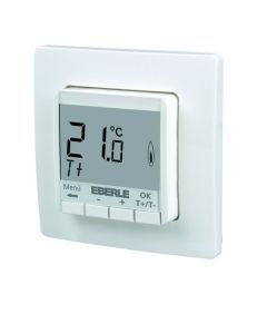 FIT np 3R / weiß, UP-Thermostat als Raumregler, AC 230V, 1Schliesser, 10 A, Hinterleuchtung weiss