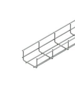 GRS 60.100 E3, Gitterrinne, U-förmig, 60x100x3000 mm, Draht-Ø 4,5 mm, Edelstahl, Werkstoff-Nr.: 1.4301, 1.4303