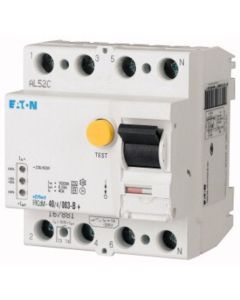 FRCDM-40/4/03-S/B, Digitaler FI-Schalter, allstromsensitiv, 40 A, 4p, 300 mA, Typ S/B