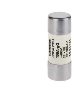 3NW6230-1, SENTRON, Zylindersicherungseinsatz, 22x58 mm, 100 A, gG, Un AC: 400 V