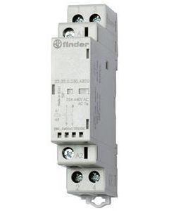 22.32.0.230.4320, Schütz für Reiheneinbau, 2 Schließer 25 A, Spule 230 V AC/DC, LED-Anzeige