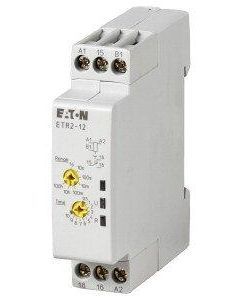 ETR2-12, Zeitrelais, 0,05 s - 100 h, 24 - 240 V AC 50/60 Hz, 24 - 48 V DC, 1 W, rückfallverzögert