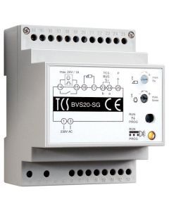 BVS20-SG, Versorgungs- und Steuergerät für Audio-Anlagen an 1 Strang, Hutschiene 4 TE