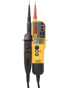 FLUKE-T150/VDE, SPANNUNGS-/DURCHGANGSPRÜFER MIT LCD, WIDERSTANDSMESSUNG, ZUSCHALTBARER LAST (VDE-VERSION)