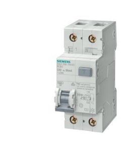 5SU1356-6KK10, FI/LS-Schalter, 6 kA, 1P+N, Typ A, 30 mA, B-Char, In: 10 A, Un AC: 230 V