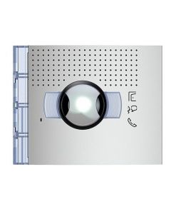 351301, Abdeckung ohne Ruftasten für Weitwinkel-Video-Lautsprechermodul Art. 351300,  Farbe: Allmetal