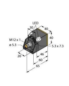 NI50U-CK40-AP6X2-H1141 Induktiver Sensor, mit erhöhtem Schaltab