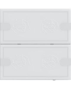 5002003, Tastsens.4 Komfort 2f KNX TS4 Weiß