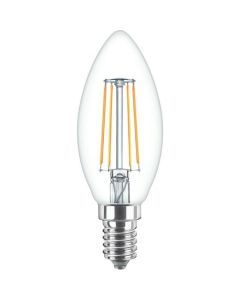 CorePro LEDCandleND4.3-40W E14 827B35CLG, CorePro GLASS LED Kerzen- und Tropfenformlampen - LED-lamp/Multi-LED - Energieeffizienzklasse: F - Ähnlichste Farbtemperatur (Nom): 2700 K