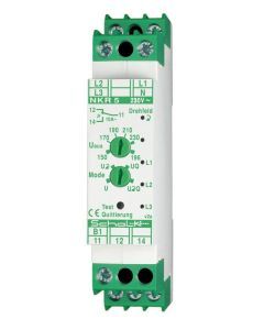 NKR 5, Netz-Überwachungs-Relais NKR 5 mit Drehfeld und F-Sp., 3x230/400V AC, 1W