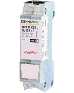 DPA M CLE RJ45B 48, Überspannungsableiter DEHNpatch mit 2 RJ45-Buchsen