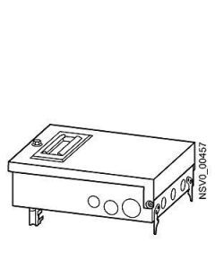 BVP:203138, BD2-AK2X/S33 ABGANGSKASTEN 63A / 1 X 3 POLIG S33