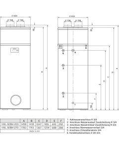 VWL BM 200/5 VAILLANT aroSTOR VWL BM 200/5 Warmwasser