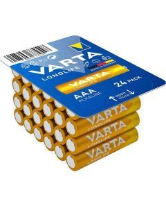 Longlife Big Box 24er AAA, Batterie AAA Varta Longlife 24 Stück in der Box04103301124