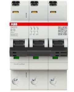 SX203-B16, SX203-B16 Sicherungsautomat Flexline B-Charakteristik, 6kA, 16A, 3P