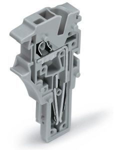 2022-171, 1-Leiter-Federleisten-Mittelmodul 2,5 mm² 1-polig grau