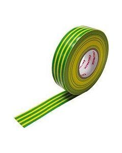No.128/0.15-19-10/GNYE, PVC-Isolierband zur Kennzeichnung, Bündelung und Isolierung, grün-gelb