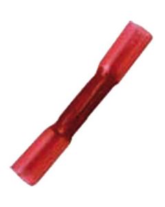 ICIQ1WSV, Isolierter Stoßverbinder mit Schrumpfisolation 0,5-1qmm rot