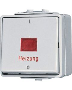 602 HW, Heizungsschalter, Aus 2-pol., 10 AX 250 V ~, IP 44, WG 600