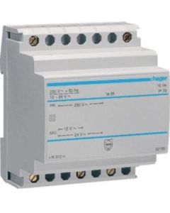 ST313, Sicherheitstrafo 230V/12+24V 16VA 4PLE