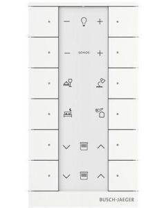 SB-F-12.0.11-84, Busch-Tenton® 12f.Bedienelement, weiß