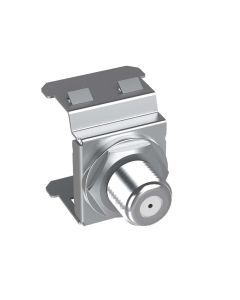 HW-KEYKOAXSET, Keystone Adapter Koaxial mit Koaxkupplung 6er Pack