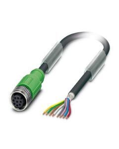 SAC-8P- 5,0-PUR/M12FS SH, Sensor-/Aktor-Kabel