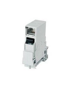 J80023A0003, STX Tragschienen-Verbinder inkl. RJ45 Kupplung Cat.6