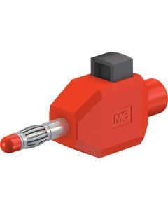 KLS4, 4mm Klemmstecker rot