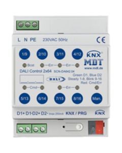 SCN-DA642.04, DALI Control 2x64 Gateway, 4TE, REG