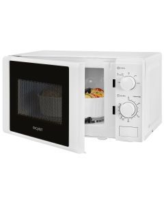 MW900-030 weiss, Mikrowelle 700 W, Standgerät, Volumen Garraum: 20 l, Drehteller Ø: 255,0 mm, Garraum: Lackiert, Front: Weiß-Glas