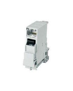 J80023A0000, STX Tragschienen-Verbinder inkl. RJ45 Modul A Cat.6A(IEC)