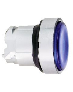 ZB4BW363, Frontelement für Leuchtdrucktaster ZB4, tastend, blau, Ø 22 mm
