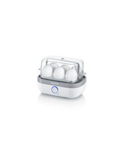 EK3164, Eierkocher, ca. 420 W, 1 - 6 Eier, Ein-Aus Taster mit LED-Anzeige, 100% BPA frei, weiß / grau
