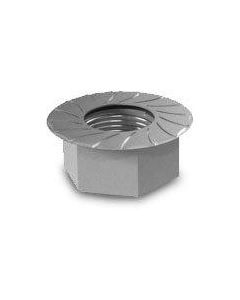 Hexagon flange nut M10, Sperrzahnmutter M10