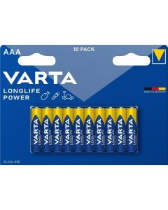 Longlife Power AAA 10er, Batterie AAA Varta Longlife Power 10er Blister04903121461