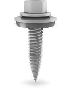 Thread-forming metal screw 6x25_rs, Gewindeformende Schraube mit Dichtscheibe 6x25