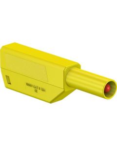 SLS425-SE/M, 4mm Einzelstecker komplett gelb