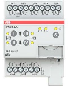 SAH/S8.6.7.1 SAH/S8.6.7.1 Schalt-/Jalousieaktor, 8fac