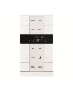 SBC/U10.0.11-84, Raumtemperaturregler mit CO2/Feuchte-Sensor und Bedienfunktion 10-fach Busch-Tenton®