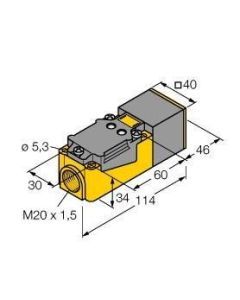 NI20NF-CP40-VP4X2 Induktiver Sensor, mit selektivem Verhal