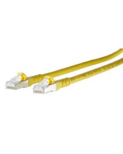 1308450577-E, Patchkabel RJ45 Cat.6A AWG26S/FTP LSHF 0,5 m gelb