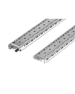 VX 8617.720, VX Montageschiene 18 x 39 mm, B/T: 600 mm, VPE = 4 Stück, Preis per VPE