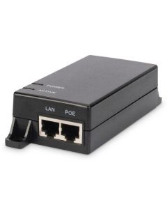 DN-95102-1, Gigabit Ethernet PoE Injector, 802.3af Power Pins:4/5(+),7/8(-), 15.4W