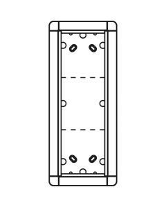1883370, Aufputzrahmen 3 Modulplätze, weiß