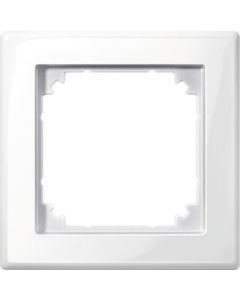 478119, M-SMART-Rahmen, 1fach, polarweiß glänzend