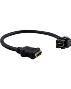 MEG4583-0002 HDMI-Keystone mit Kabelpeitsche, schwarz